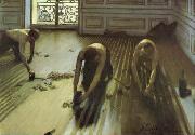 Gustave Caillebotte The Floor Strippers oil painting